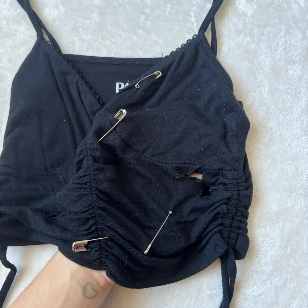 Punk diy crop top - Picture 2 of 5